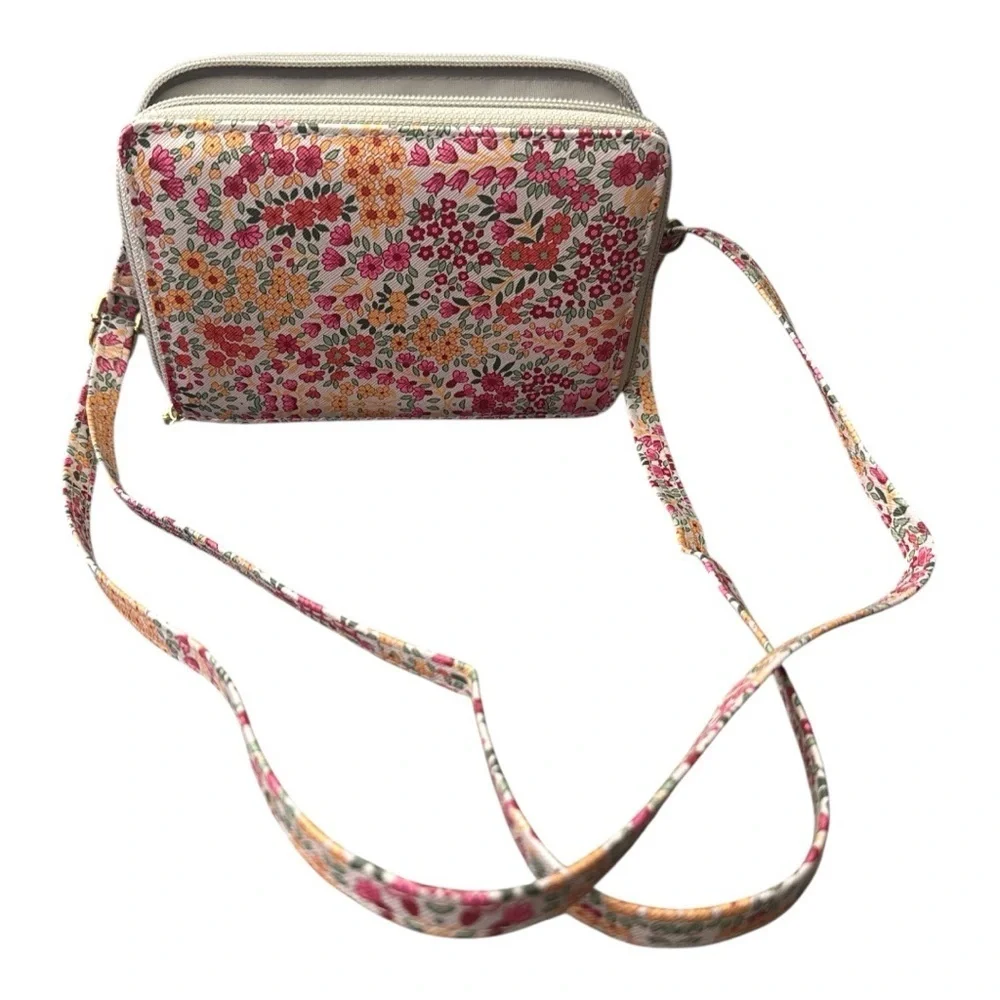 Mundi Floral Late Autumn Bloom Crossbody & Hip Hugger Bag With Safekeeper